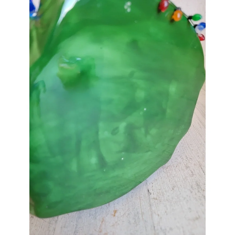 Vintage scioto tree container anthropomorphic xmas ceramic home